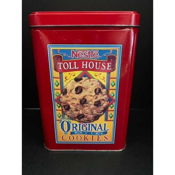 1990's Nestle Toll House Cookies, Morsels Limited Edition Tin Vintage - Picture 3 of 6